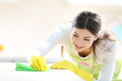 Cleaner office environment with disinfected high-touch surfaces